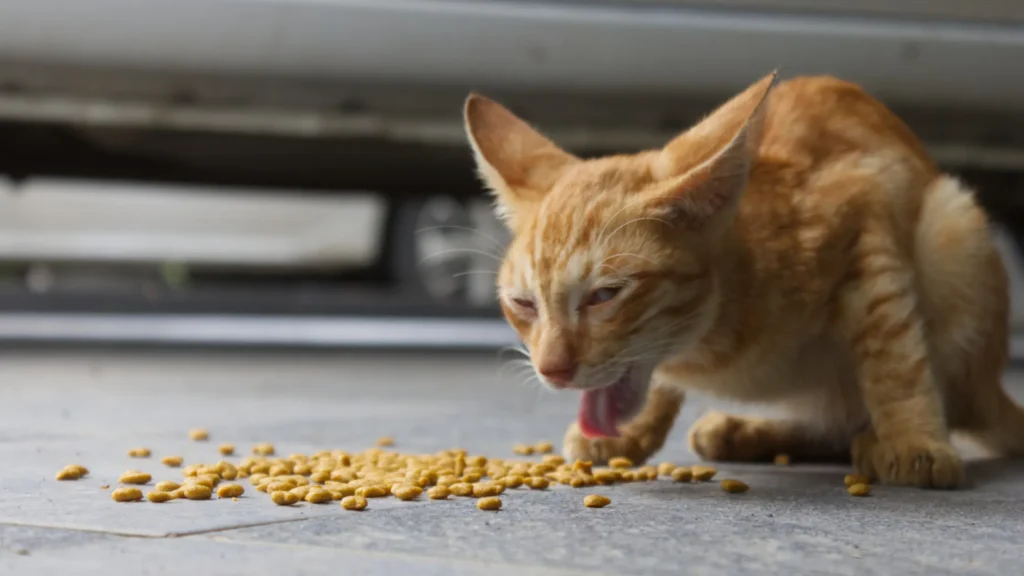 vômito em gatos